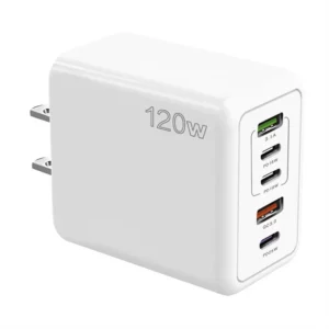 120W Fast Wall Charger Block Plug 5 Ports USB Charging Station